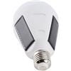 Zerodis Lampadina LED Solare 12W E27 IP65 | Lampada Solare per emergenze e Campeggio. Batteria 1200Mah e Ip65. Fornisce Luce fino a 6 Ore