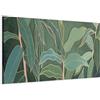 murando - Quadro Moderno per Soggiorno Grandi, Astratto Verde, 150x50 cm | Chiodi Inclusi, 1 Pezzo, Stampa su Tela, Murale Arte, Resistenti Allo Sbiadimento, Produzione Europea