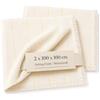MatoSan Panno tufting 2 x 100 x 100 cm con linee di marcatura, tessuto da monaco per tufting gun & punch needle, tessuto primario in poliestere e cotone con bordo a zigzag, tessuto per tappeti e