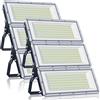 YIQIBRO Faretto LED da Esterno 300W 30000LM 3 in 1 Faro LED Esterno,2 Pezzi | IP67 Impermeabile Lampade LED con Trasformatore, 6500K Bianco Freddo Luce di Sicurezza Per Giardino Garage Fabbrica Stadio