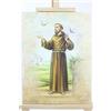 Proposte Religiose Tela Effetto Dipinto - Telaio in Legno Cm 30X40 - MADE IN ITALY (San Francesco da Assisi)