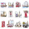 ELNX 12 Calamite per frigorifero Londra | Set C | Souvenir britannici, monumenti inglesi, decorazioni cucina, regali