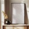 DekoArte - Quadro Testurizzato in Rilievo - Quadri moderni soggiorno - Ola - 60x90cm - Quadri con cornice nero incluso