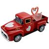 ThrenodyToy Camion Rosso Vintage, Camion Retro Rosso Metallo, Figurina Da Collezione Antico Pickup Truck Per Interni Ed Esterni Eccellente Artigianato e Dettagli Curati Per Amici e Famiglia Resistente (red1)
