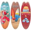 Sasiil Decorazioni Murali in Legno a Forma di Surf da Tavolo, Set da 3, Tema Spiaggia Vintage, Decorazioni Parete, Arte Murale Costiera, Sculture da Parete per Soggiorno, Camera, Ingresso, Ufficio