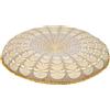 Mandala Life ART Fodera per cuscino da pavimento rotondo bohémien - 60x20 cm - 100% cotone - Custodia pouf per pouf per soggiorno, camera da letto, patio e altro (Beige, 60xm)