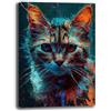 Printerland Quadro Moderno Street Art Animali Quadri moderni soggiorno da Parete XXL grande Stampa su tela Canvas Decorazione Murale muro Arredo Camera da letto Cucina (14, 50x70 cm)