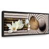 murando - Quadro Moderno per Camera da Letto, Fiori, 90x30 cm | Chiodi Inclusi, 1 Pezzo, Pannelli Decorativi per Pareti, Decorazione da Parete, Resistenti Allo Sbiadimento