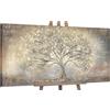 YS-Art Quadro Dipinto a Mano - Albero della Vita Oro, Acrilico Materico