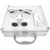 MKDental 3.5x 420mm Distanza di Lavoro Binocolo Chirurgico Lente Lente Ottica con LED Testa Lampada Luce Della Lampada+Scatola di Alluminio Argento