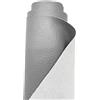 A-Express Strutturato Tessuto Ecopelle Materiale Granulato Morbida Finta pelle Vinile Materiale - Grigio Mezzo Metro (50cm x 140cm)
