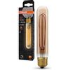 OSRAM Lampada LED Vintage 1906 tinta dorata, 4.8 W, forma ottima del tubo calzino di 32 mm di diametro e E27, bianca calda, dimmerabile, fino a 15.00LEDVANCE ore di servizio di servizio