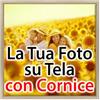 ConKrea - Quadro Personalizzato 50x50 cm con Cornice Legno Naturale - La Tua Foto su Tela in Alta Definizione