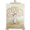 Proposte Religiose Tela Effetto Dipinto - Telaio in Legno Cm 30X40 - MADE IN ITALY (Albero della Vita)