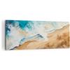 ARTTOR Quadri Moderni su Tela 120x50 cm Stampe da Parete Paesaggi Marino - 6024 | Costa Mare Oceano Quadro Decorativo Grande 1 pezzo Soggiorno Camera da Letto Arte da Parete Decorazione da Parete ARTTOR