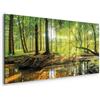 murando - Quadri Moderni per Soggiorno, Foresta, 150x60 cm | Chiodi Inclusi, 5 Pezzi, Quadro Moderno, Canvas con Struttura, Componibili, Resistenti Allo Sbiadimento, Produzione Europea