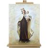 Proposte Religiose Tela Effetto Dipinto - Telaio in Legno Cm 30X40 - MADE IN ITALY (Madonna del Carmine)