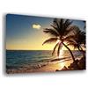 Printerland Quadri Moderni PAESAGGIO MARE Alba Caraibi sabbia sole Quadro moderno da Parete XXL grande Stampa su tela Canvas Decorazione Murale muro Soggiorno Arredo Camera da letto Cucina (70x100 cm, 4)