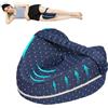 Generic Fascia per cuscino per gambe, progettata per dormire lateralmente, realizzata in morbido cotone ad alta resilienza (blu navy)