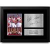 HWC Trading FR A4 Michael Jordan Dennis Rodman and Scottie Pippen Chicago Bulls Regali Stampati Autografo Firmato Immagine Per Gli Appassionati Di Basket Memorabilia - A4 Framed