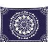 Ulticool - Appeso a Parete Decorazione - Mandala Fiori Bianca Natura - 200 x 150 cm Grande Murale Manifesto - Accessori Casa Soggiorno Camera da Letto Soffitto