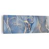 ARTTOR Moderno Quadro su Tela 140x50 cm Stampe da Parete Astratto - 5029 | Oro Colore Blu Quadro Decorativo Grande XXL 1 pezzo Soggiorno Camera da Letto Arte da Parete Decorazione da Parete ARTTOR
