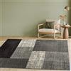 Paco Home Tappeto Di Design Moderno A Quadri Miscela Grigiore Marrone Crema, Dimensione:200x290 cm