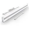 B.K.Licht - Lampada sottopensile cucina LED con interruttore on/off, luce bianca neutra, orientabile, lampada led sottopensile, lampada cucina, 8,5W, 1.000lm, 54,7x6,1x2,4cm, bianco