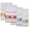 LaneWorld Strofinacci Tela Aida Punto Croce, 100% Cotone, 6 Pezzi (Cuor)