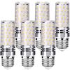 ZGJYSP Lampadine LED a Mais E27 Bianco Caldo 3000K Lampadine LED E27 12W equivalenti a lampadine 100W,1320lm Senza sfarfallio Non dimmerabile,AC 110V-140V/220V-240V,Confezione da 6(220V~240V)