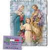 F.LLI BONELLA FRATELLI BONELLA - Quadro Sacra Famiglia Sagomato Vintage - Quadro Legno di Pioppo Spessore 8mm - Tela Sacra Famiglia Camera Da Letto 10.7 x 13.3 cm - 100% Made in Italy