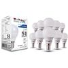 V-TAC, VT-236 - Lampadina a LED E14 P45, forma a goccia, 5,5 W (sostituisce 40 W), luce bianca calda, confezione da 10 pezzi, 3000 K