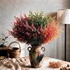 NOLACE 12 Pezzi Fiori Finti Autunnali Decorazioni Piante Artificiali Autunnali | Autunnali per Interni ed Esterni Fiori Finti Arancioni per il Ringraziamento Halloween Matrimoni Feste Giardino Decorazione