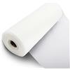 AOKITO Rotolo di Tessuto in Tulle, 30 cm x 91,5 m, in Tulle | Colore Bianco, per Compleanni e Matrimoni, Decorazione Fai da Te, Tutù, Gonna, Decorazione da Tavolo, Confezione Regalo