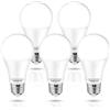 Aigostar Lampadina LED E27 Luce Bianca Calda, 12W 3000K, 1170lm, Angolo del Fascio di 280 Gradi, CRI>80+, non dimmerabile - Pacco da 5