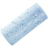 Heting-YQ Rotolo di Tulle Bobina di Tulle Glitter con Paillettes Rotoli di Tessuto | di Tulle Glitterato Artigianato per Avvolgere Feste di Compleanno 15 cm x 25 yards (Azzurro )