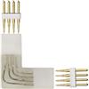 XUNATA L Connettori (4 pin) 90 ° Linker connettore angolo ad angolo retto per LED Strip Linker Accessori per l'installazione- 10 mm, 3
