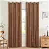 Ystyle Tende Per Interni In Velluto 2 Pezzi, 140x200cm, Tende Oscuranti Termiche Isolanti, Anti-Rumore, con Anelli, Tenda Moderna per Camera da Letto e Soggiorno, Caramello