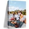 LANZOL Stampa su tela personalizzata Foto Immagini senza cornice per regali personalizzati per compleanno Arte murale Regali per la casa Ricordini Ricordi di vacanza 20x20cm
