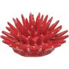 sicilia bedda - RICCIO DI MARE IN CERAMICA SICILIANA - Prodotto da Parete o Soprammobile - Prodotto Artigianale (12x4 Rosso)