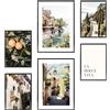 Heimlich - Set Poster - 2 di A3 / 30x42 cm + 4 di A4 / 21x30 cm - Poster Premium - Stampe senza cornice - Stile Moderno - Italia Mare Arancione