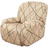 ZEaink Copridivano Relax Reclinabile Elasticizzato 1/2 /3 Posti, Copripoltrona Relax Reclinabile Universale con Tasche, 4/6/8-Pezzi Fodera per Poltrona Lavabile, Coperture per Elettrica Divano ( Color : #10