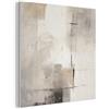 MuchoWow© Accessorio Feltro Camera Letto Idea Muro Interni Moderni Ingresso | 50x50 cm - Decorativo Soggiorno Astratto - Arte - Grigio