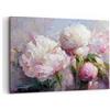 ARTTOR Quadri Moderni su Tela 120x80 cm Stampe da Parete Botanica Fiori - 5975 | Peonie Classicismo Quadro Decorativo Grande XXL 1 pezzo Soggiorno Camera da Letto Arte da Parete Decorazione da Parete ARTTOR