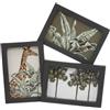 ATMOSPHERA CREATEUR D'INTERIEUR Cornice con portafoto, per 3 foto da 10 x 15 cm standard, colore: nero