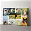 YVTMDZOT Quadro Personalizzato con Foto,Tela Personalizzata con Foto,Perfetto per Decorazioni e Regali,Opzioni di Dimensioni Multiple