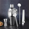 Generic Set di shaker per cocktail, kit da barman - 5 pezzi, 550 ml, strumento professionale da bar