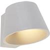 Qazqa concrete - Appliques Industriale - 1 luce - H 146 mm - Grigio - Industriale - Soggiorno I Camera da letto I Sala da Pranzo I Cucina
