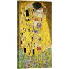 canvashop Quadri Moderni Il Bacio Di Klimt 100x50 cm Verticale | Quadro Su Tela Canvas, Stampe Da Parete, Soggiorno Camera Da Letto, Arredo Casa Arte