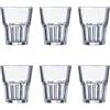 Arcoroc Arc J2612 Confezione 6 Bicchieri Vetro Temperato Graniti, 27 cl